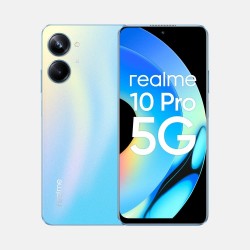 Realme 10 Pro 5G (Nebula Blue, 6 GB RAM 128 GB) Refurbished