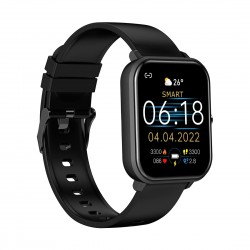 pTron Pulsefit Pro Bluetooth Calling Smartwatch, 1.69" Full Touch Color Display Black