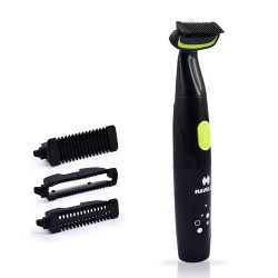 Havells BG6001, Battery Operated Body Trimmer for Body Trimming Black Green