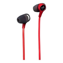 Hyperx Cloud Earbuds Wired in Ear Gaming Earphones with Mic for Nintendo Switch and Mobile Gaming (Red)