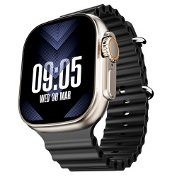 boAt Wave Elevate Smart Watch with 1.96 Display BT Calling Functional Crown Active Black