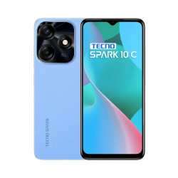 TECNO Spark 10C (Magic Skin Blue, 8GB RAM,128GB Storage) Refurbished 