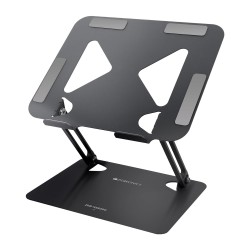 Zebronics NS3000 Portable Laptop & Tablet Stand Supports Upto 17” with Max. 5KG Support Carbon Steel Body