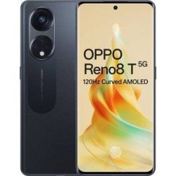 Oppo Reno 8T 5G (Midnight Black, 8GB RAM, 128GB Storage) Refurbished