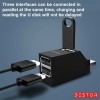 BESTOR® 4-in-1 USB Hub, Portable USB Splitter with 4 Ports, Mini Docking Station with 5Gbps Fast Data Transfer, Multi USB Hub for Laptop