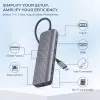BESTOR 7 in 1 USB C Hub with 4K@60Hz HDMI, 100W PD Charging, USB 3.0 5Gbps, USB 2.0, SD/TF Card Reader BST_7IN1_N