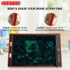 BESTOR® Portable Ruff 12 inches LCD Paperless Memo Digital Tablet Notepad Scribble Board/E-Writer/Writing/Drawing Pad/Digital Writing Tablet/Erasable Doodle Pad (Red)