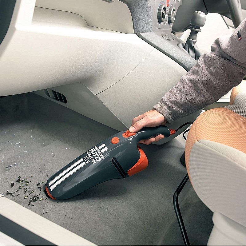 BLACK+DECKER AV1205 12V Powerful Dustbuster Car Vacuum Cleaner (Grey)