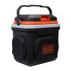 BLACK+DECKER BDC24L 24 Litre Thermoelectric Pre-Cool Portable Automotive Car Beverage Cooler & Warmer, Used To Store Beverages, 1 Year Warranty, ORANGE & BLACK