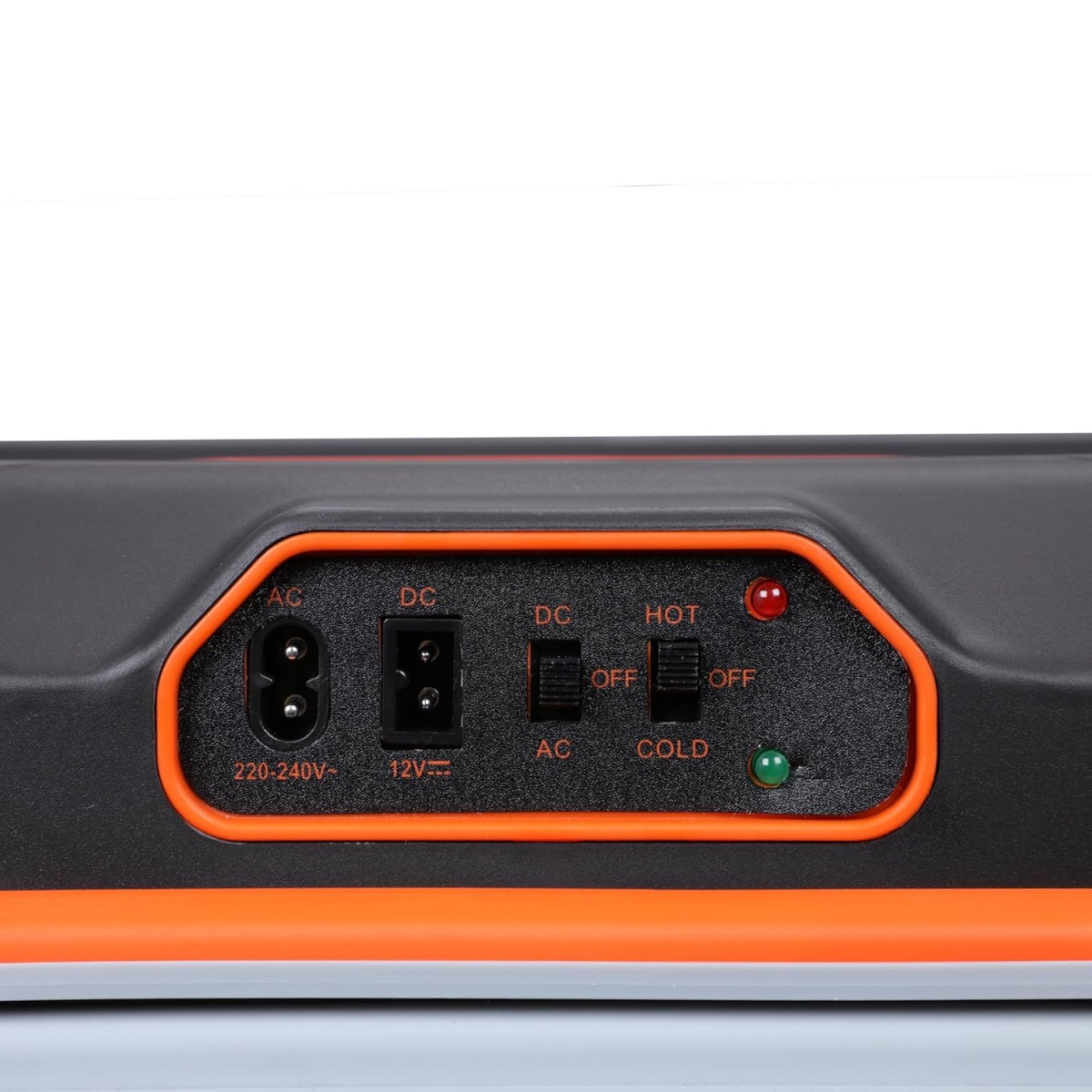 BLACK+DECKER BDC24L 24 Litre Thermoelectric Pre-Cool Portable Automotive Car Beverage Cooler & Warmer, Used To Store Beverages, 1 Year Warranty, ORANGE & BLACK