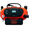 Black Decker BDCINF18N-QS 160PSI AC/DC Multipurpose Cordless Tyre Inflator with Digital Guage