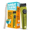 BOMBAY SHAVING COMPANY Flash Charging Men Beard Trimmer with Styling Pen Trimmer 120 min Runtime 38 Length Settings (Green)