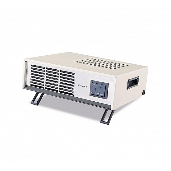 Bajaj Blow Hot Portable Room Heater For Bedroom 2 Heat Settings-1000W/2000W White Color