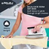 Bajaj DX 16 Heavy Weight Dry Iron 1100W | Duraglide Soleplate, 360° Swivel Cord, Cool Touch Handle | 2 Year Warranty (White & Black)