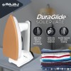 Bajaj DX 16 Heavy Weight Dry Iron 1100W | Duraglide Soleplate, 360° Swivel Cord, Cool Touch Handle | 2 Year Warranty (White & Black)