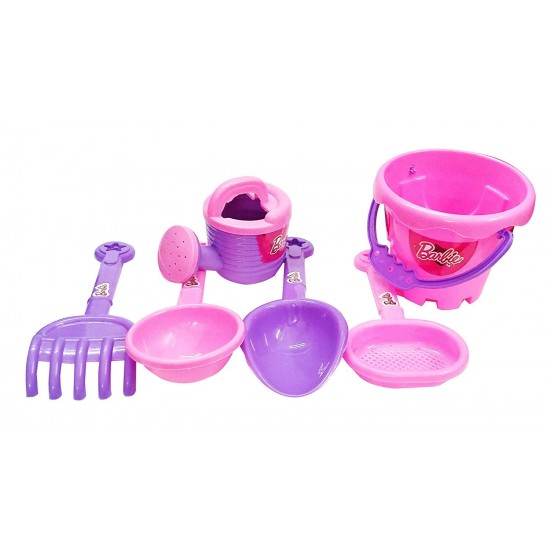 Barbie Childrens Gardening Set Garden Tools and Accessories 6 