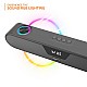 amazon basics 20W Bluetooth Soundbar Speaker with 2000mah Battery, BT v5.1, Aux, USB Port, LED Display and RGB Party Lights