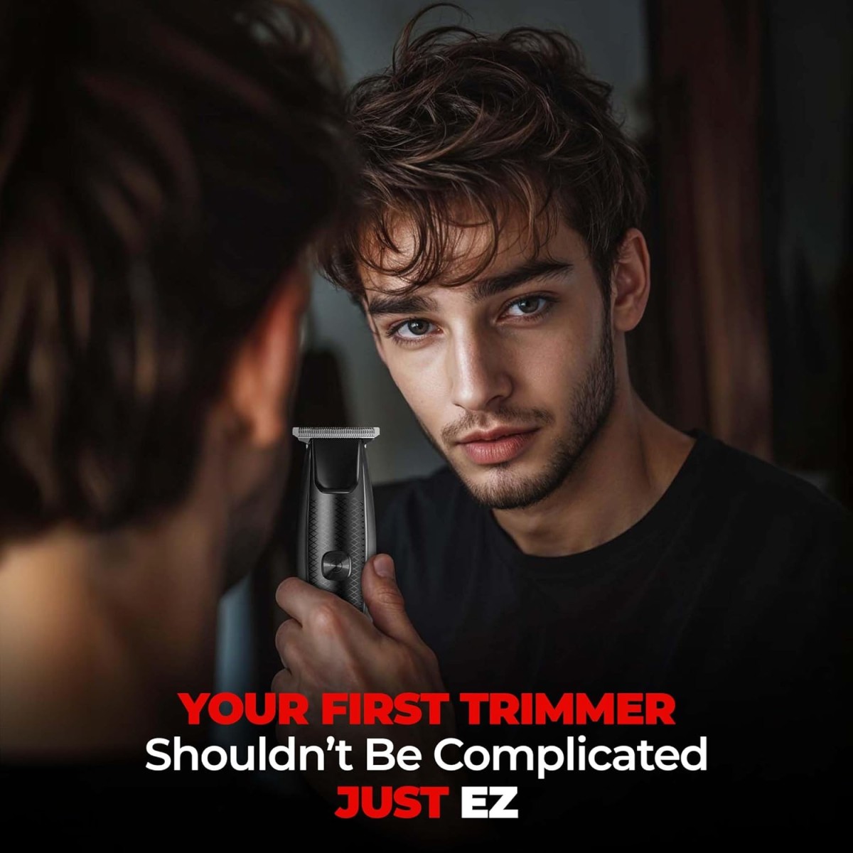 Beardo Ape-X EZ Trimmer for Men Beard | 110 Min Run Time | 7000 RPM Motor | Lithium Ion Battery | Multiple Length Settings | Durable Blades | Beard Trimmer for Gen Z