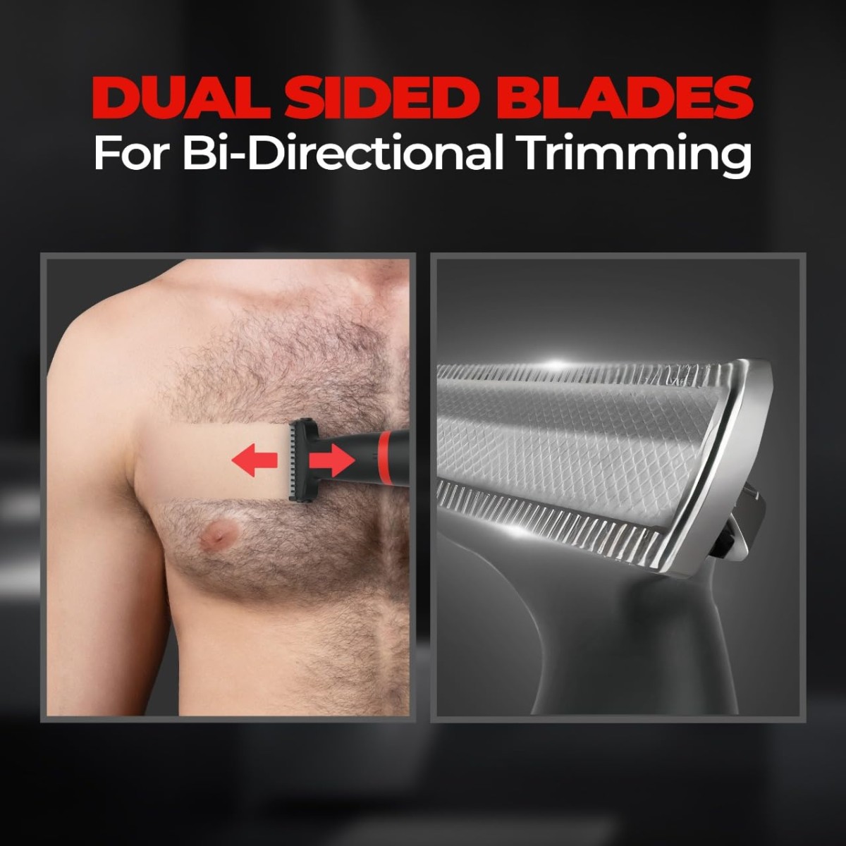 Beardo I Blade Trimmer for men | No Nicks and Cuts | Electric Shaver with powerful motor | Perfect for different beard styles for Gen Z | Multiple Length Settings