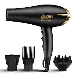 Beardo Studio Professional Tornado Hair Dryer with 2000 Watts Power | AC Motor, Concentrator, Diffuser, 2 Speeds, 3 Temperature Settings & Cool Shot feature | Suitable for Professional Drying Experience | Gift For Brother | Gift For Friends