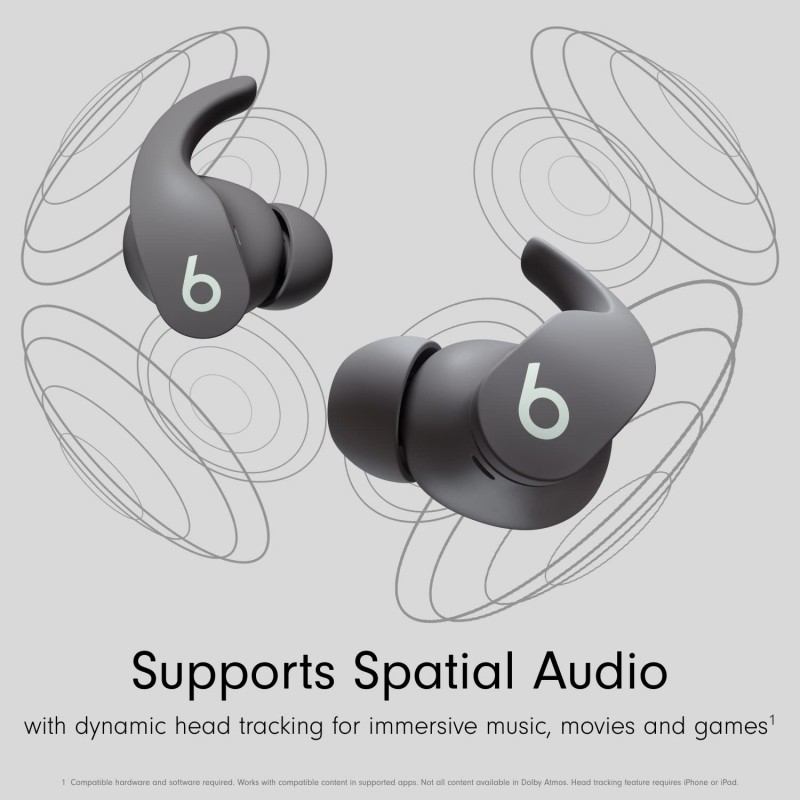 Beats Fit Pro - Wireless Bluetooth Noise Cancelling Earbuds - IPX4 Rating, Sweat Resistant, Up to 6H Battery Life, Up to 24H w Charging Case, Voice Assistant, Apple & Android Compatible, Sage Grey