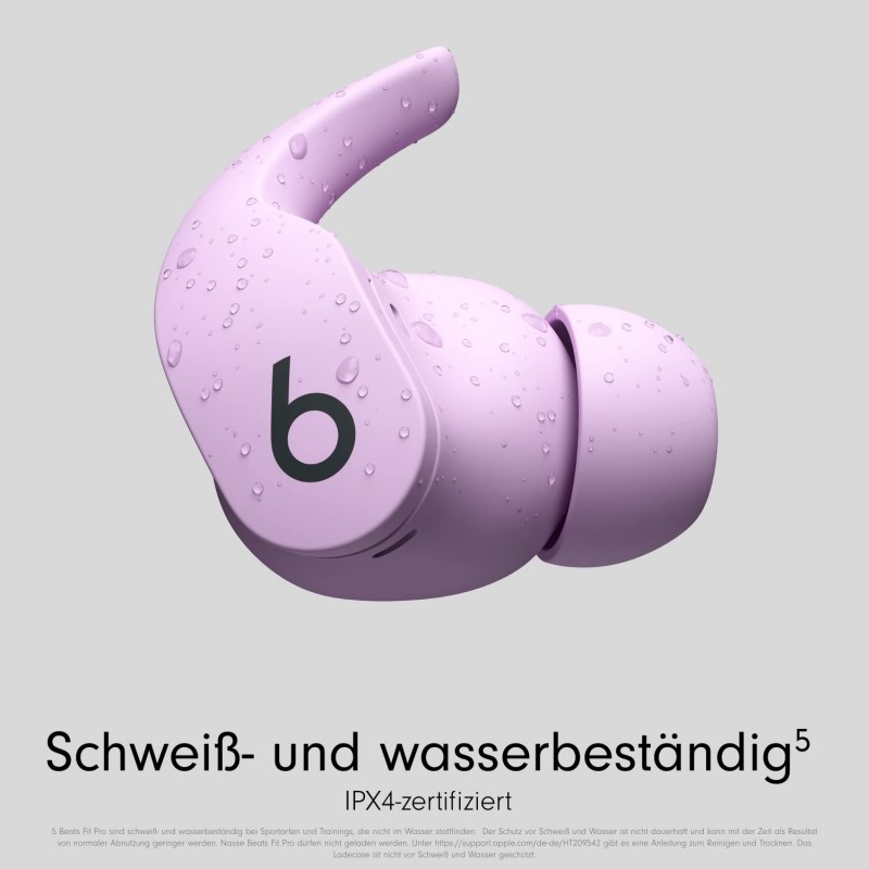 Beats Fit Pro - Wireless Bluetooth Noise Cancelling Earbuds - IPX4 Rating, Sweat Resistant, Up to 6H Battery Life, Up to 24H w Charging Case, Voice Assistant, Apple & Android Compatible, Sage Grey