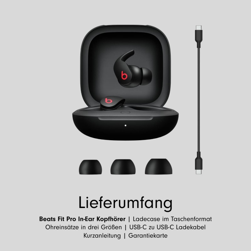 Beats Fit Pro - Wireless Bluetooth Noise Cancelling Earbuds - IPX4 Rating, Sweat Resistant, Up to 6H Battery Life, Up to 24H w Charging Case, Voice Assistant, Apple & Android Compatible, Sage Grey