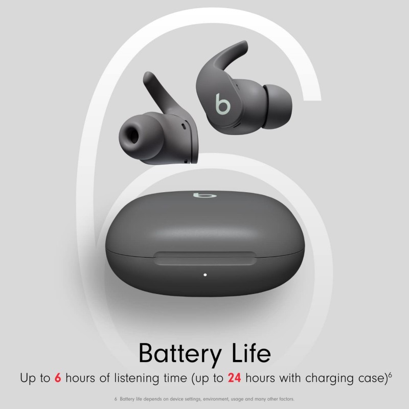 Beats Fit Pro - Wireless Bluetooth Noise Cancelling Earbuds - IPX4 Rating, Sweat Resistant, Up to 6H Battery Life, Up to 24H w Charging Case, Voice Assistant, Apple & Android Compatible, Sage Grey