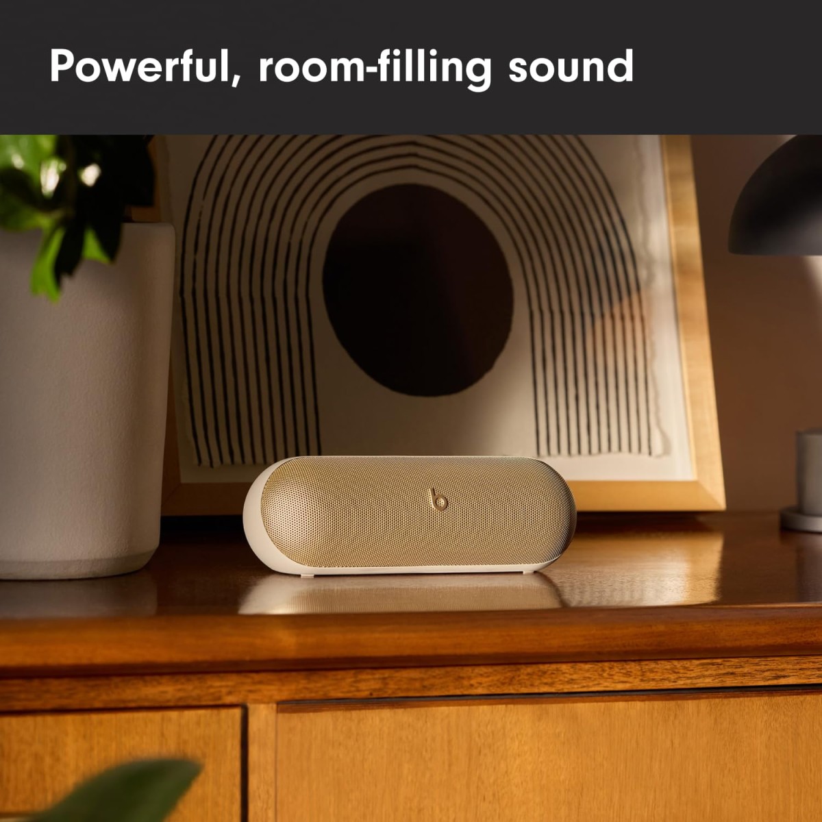 Beats Pill – Wireless Bluetooth Speaker and Portable Charger via USB-C – Up to 24 Hours Battery Life, IP67 Water Resistant, Apple & Android Compatible, Built-in Microphone – Champagne Gold Beats Pill – Wireless Bluetooth Speaker and Portable Charger via USB-C – Up to 24 Hours Battery Life, IP67 Water Resistant, Apple & Android Compatible, Built-in Microphone – Champagne Gold