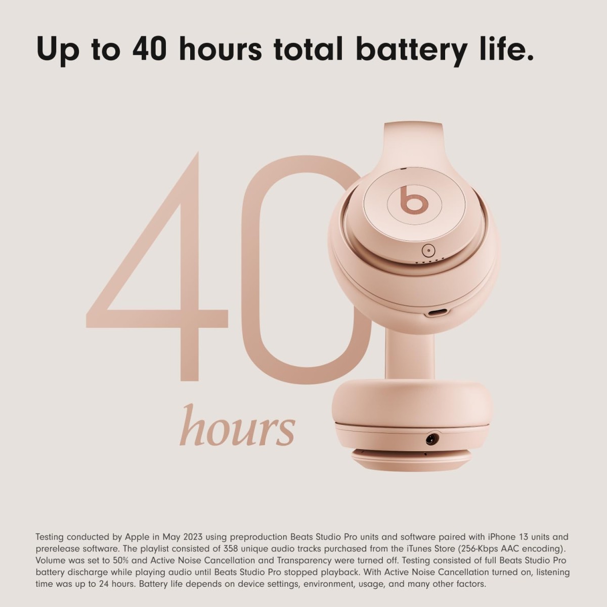 Beats Studio Pro x Kim Kardashian – Bluetooth Noise Cancelling Headphones, Personalized Spatial Audio, USB-C Lossless Audio, Apple & Android Compatibility, Up to 40 Hours Battery Life - Moon Beats Studio Pro x Kim Kardashian – Bluetooth Noise Cancelling Headphones, Personalized Spatial Audio, USB-C Lossless Audio, Apple & Android Compatibility, Up to 40 Hours Battery Life - Moon