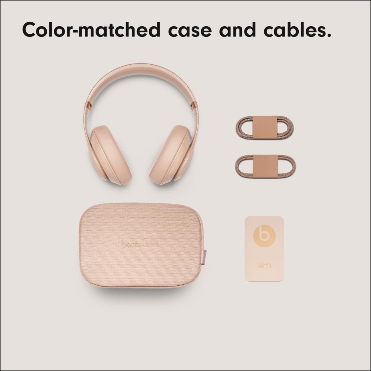 Beats Studio Pro x Kim Kardashian – Bluetooth Noise Cancelling Headphones, Personalized Spatial Audio, USB-C Lossless Audio, Apple & Android Compatibility, Up to 40 Hours Battery Life - Moon Beats Studio Pro x Kim Kardashian – Bluetooth Noise Cancelling Headphones, Personalized Spatial Audio, USB-C Lossless Audio, Apple & Android Compatibility, Up to 40 Hours Battery Life - Moon