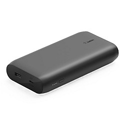 Belkin 20000 mAh 30W PD Power Bank for MacBook, Mobiles and Tablets with USB-C Port, USB-C Cable Included - Black