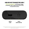 Belkin 20000 mAh 30W PD Power Bank for MacBook, Mobiles and Tablets with USB-C Port, USB-C Cable Included - Black