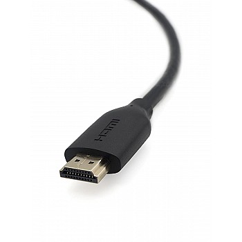 Belkin 3D High Speed HDMI Cable Supports Ethernet for Television (3.3 Feet, Black)