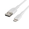 Belkin Apple Certified Lightning to USB Charge and Sync Cable for iPhone, iPad, Air Pods, 3.3 feet (1 Meters) – white