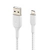 Belkin Apple Certified Lightning to USB Charge and Sync Cable for iPhone, iPad, Air Pods, 3.3 feet (1 Meters) – white