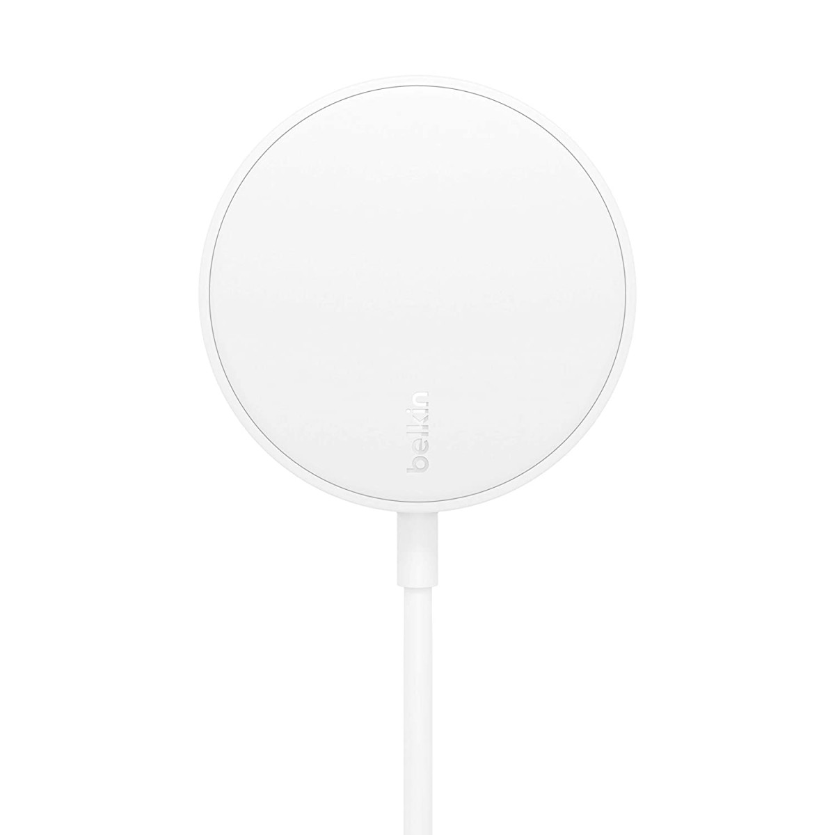 Belkin Magnetic Wireless Charger (Power Supply Not Included) Compatible with MagSafe with 6W) White