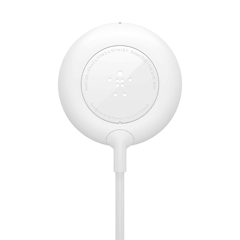 Belkin Magnetic Wireless Charger (Power Supply Not Included) Compatible with MagSafe with 6W) White