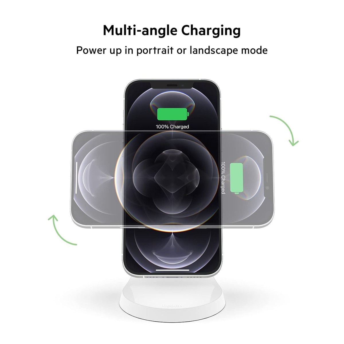 Belkin Magnetic Wireless Charger with Stand Magsafe Compatible iphone & anroid etc.