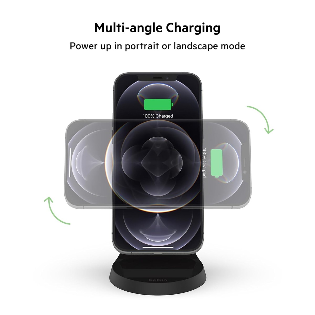 Belkin Magnetic Wireless Charger with Stand Magsafe Compatible iphone & anroid etc.