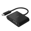 Belkin USB-C to VGA Adapter + Charge (Supports HD 1080p Video Resolution, 60W Pass-Through Power for Connected Devices) MacBook Pro VGA Adapter, Black Belkin USB-C to VGA Adapter + Charge (Supports HD 1080p Video Resolution, 60W Pass-Through Power for Connected Devices) MacBook Pro VGA Adapter, Black