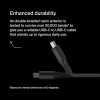 Belkin USB-IF Certified Smartphone Braided USB Cable 240 W USB-C To USB-C (Type C) Charge Cable, 6.6 Feet / 2M, Black Belkin USB-IF Certified Smartphone Braided USB Cable 240 W USB-C To USB-C (Type C) Charge Cable, 6.6 Feet / 2M, Black