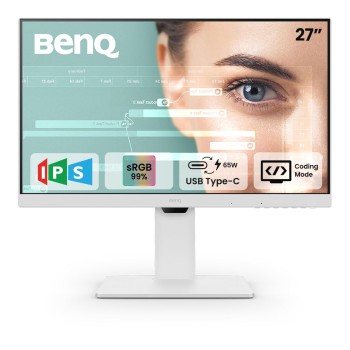 BenQ GW2786TC 27" IPS 100Hz Full HD Coding Monitor |USB-C(65W PD)| Daisy Chain| 99% sRGB| Coding Mode| Height Adjust|HDMI| DP| USB Hub| 2Wx2 Speakers| Eye Care| Noise Cancelling Microphone (White) BenQ GW2786TC 27" IPS 100Hz Full HD Coding Monitor |USB-C(65W PD)| Daisy Chain| 99% sRGB| Coding Mode| Height Adjust|HDMI| DP| USB Hub| 2Wx2 Speakers| Eye Care| Noise Cancelling Microphone (White)