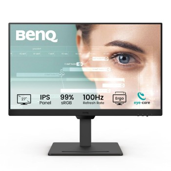 BenQ GW2790T 27" (68.58 cm)1300:1 CR 1920x1080 FHD IPS Monitor| 100Hz| 99% sRGB| Height Adjustable|Ergo Design|VESA MediaSync| Dual HDMI| DP Port| Speakers| Eye-careU| Eyesafe| LBL+|Wall Mount (Black) BenQ GW2790T 27" (68.58 cm)1300:1 CR 1920x1080 FHD IPS Monitor| 100Hz| 99% sRGB| Height Adjustable|Ergo Design|VESA MediaSync| Dual HDMI| DP Port| Speakers| Eye-careU| Eyesafe| LBL+|Wall Mount (Black)