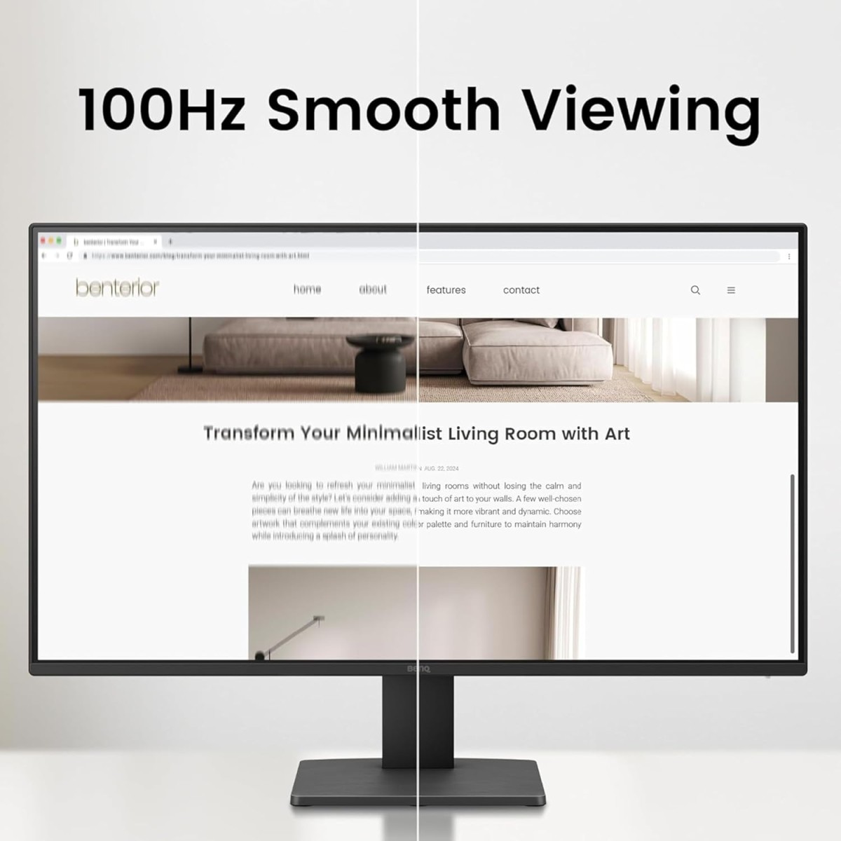 BenQ GW2791 27” 1920x1080 FHD 100Hz IPS Eye-Care 99% sRGB Monitor| HDMI| DisplayPort| Ultra Slim Bezel| TUV-Certified| Flicker-Free| Low Blue Light Plus (Black) BenQ GW2791 27” 1920x1080 FHD 100Hz IPS Eye-Care 99% sRGB Monitor| HDMI| DisplayPort| Ultra Slim Bezel| TUV-Certified| Flicker-Free| Low Blue Light Plus (Black)