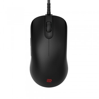 BenQ Zowie Fk1+-C Symmetrical Gaming USB Mouse for Esports |Weight-Reduced | Paracord Cable & 24-Step Scroll Wheel for More Personal Preference| Driverless | Matte Black Coating | Extra Large Size