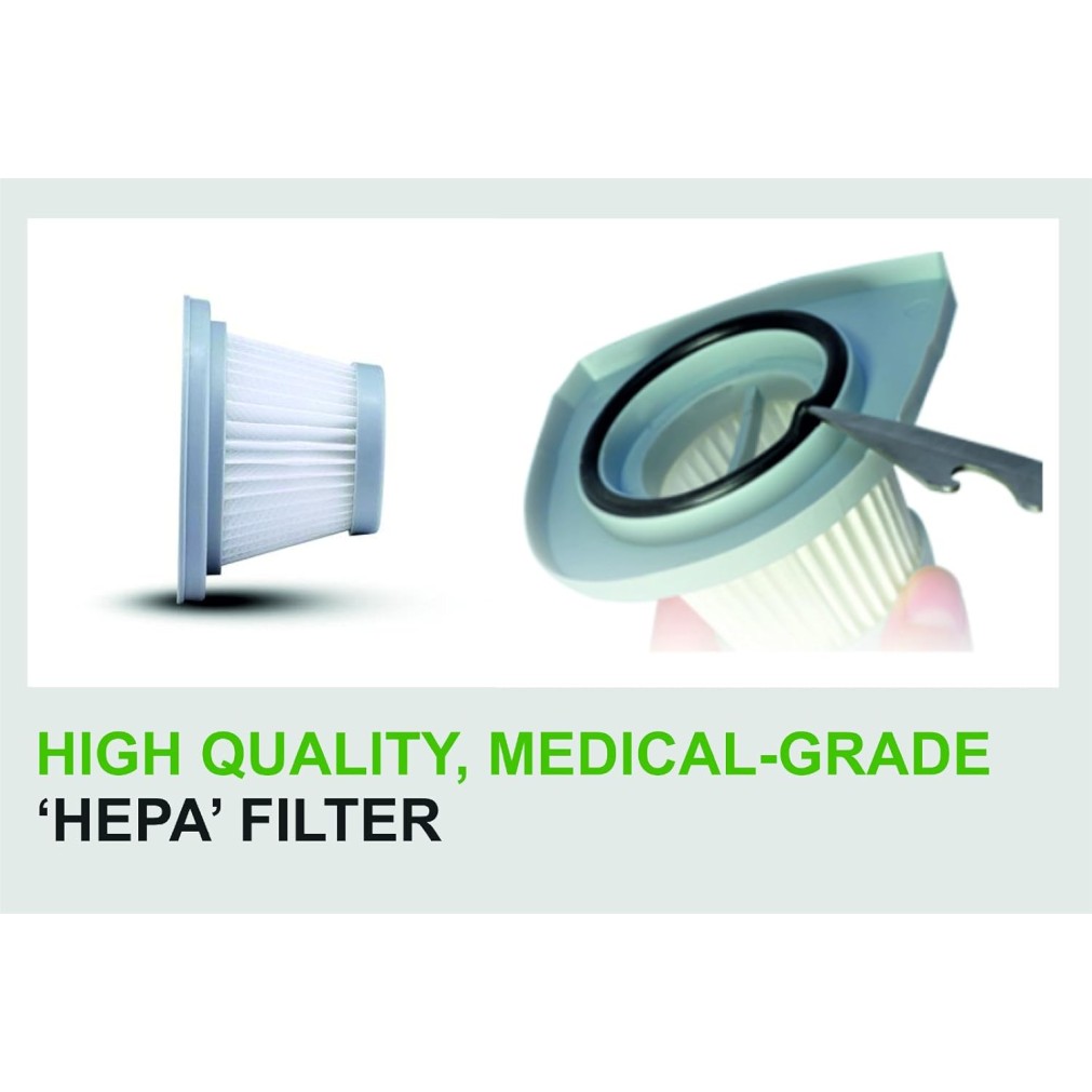 Bergmann Tornado Car Vacuum Cleaner|With Hepa Filter|Sleek Trendy Design|12V Dc,60W|3M Power Cord|Blue,40 Liter