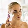 Beurer FC 65 Pureo Deep Clear Facial Brush with 2 Function Levels Vibrating and pulsating | 3 Speed Settings | Battery-Powered | Blue LED Light