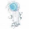 Beurer FC 65 Pureo Deep Clear Facial Brush with 2 Function Levels Vibrating and pulsating | 3 Speed Settings | Battery-Powered | Blue LED Light