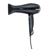 Beurer HC 60 1400 watts hair dryer with 3 heat & 2 blower setting and Detachable Slim professional nozzle | Volume diffuser | 3 Years Warranty, Black